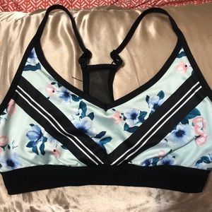 Victoria’s Secret floral sports bra worn once